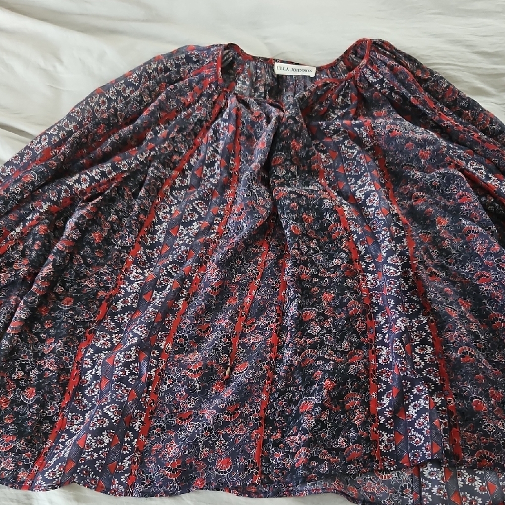 Ulla Johnson Multicolor Floral Blouse